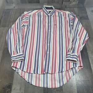 Colours By Alexander Julian Men's Striped Long Sleeve Button-Up Shirt